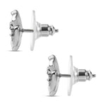 Round Cut Cubic Zirconia in 925 Sterling Silver Earrings 5