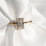 Stunning 1.70 CT Radiant Moissanite Engagement Ring with Solitaire Design 2