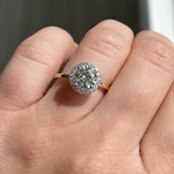 Stunning 1.01 CT Round Moissanite Engagement Ring with Halo Design 2