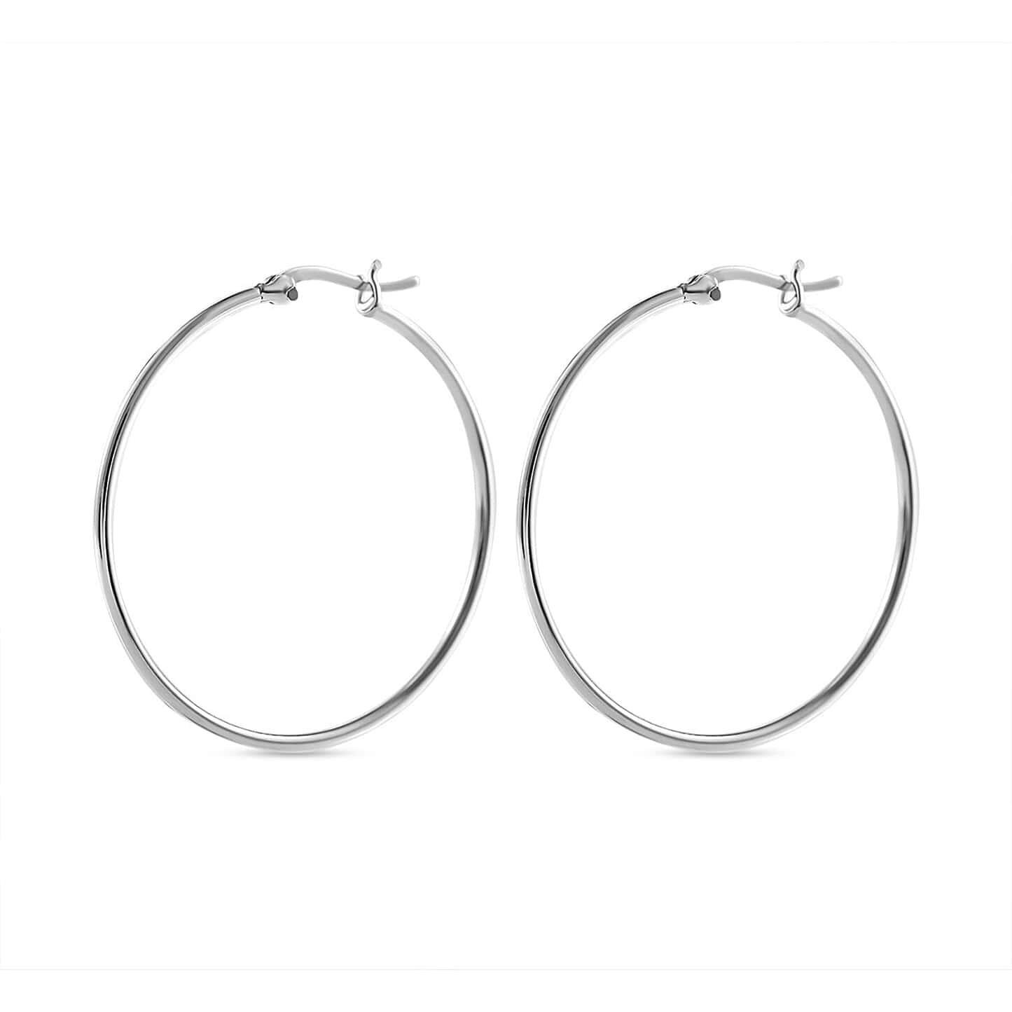 Round Cut Cubic Zirconia in 925 Sterling Silver Earrings 4