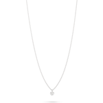 0.30 CT Round Shape Moissanite Diamond Solitaire Necklace in Solid Gold 3
