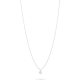 0.30 CT Round Shape Moissanite Diamond Solitaire Necklace in Solid Gold 3