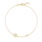 0.25 CT Round April Diamond Lab Made Diamond- April Birthstone Bracelets 1