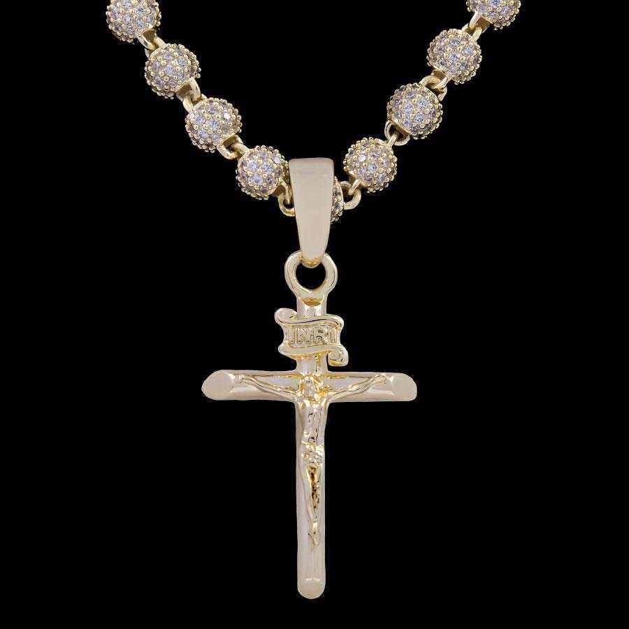 Crucifix Silver Pendant for Him 12