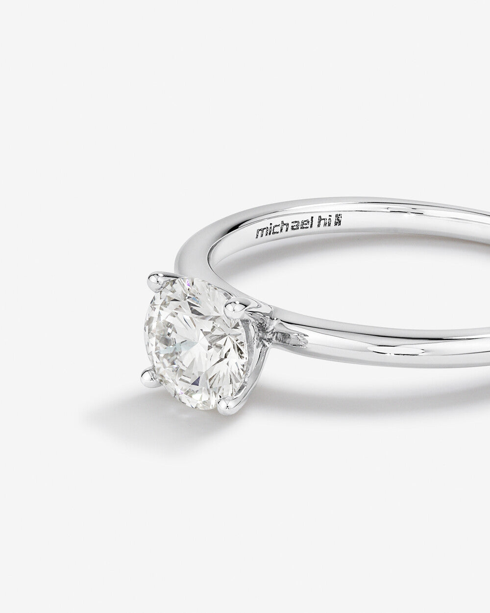 Stunning 0.70 CT Round Moissanite Engagement Ring In Solitaire Design 3