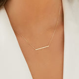 Round Cut Cubic Zirconia in 925 Sterling Silver Necklace 4