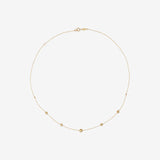 Round Cut Cubic Zirconia in 925 Sterling Silver Necklace 3