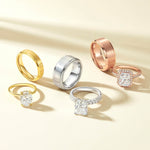 Stunning 3.5 CT Radiant Moissanite Engagement Ring Pave and Halo Design 5