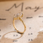 Stunning 2.0 CT Marquise Cut Moissanite Engagement Ring with Solitaire Design 7
