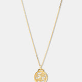 Round Cut Cubic Zirconia in 925 Sterling Silver Necklace 1