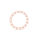 Stunning 0.3 TCW Round Moissanite Stones Twisted Eternity Wedding Band 3