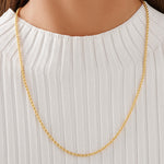 Round Cut Cubic Zirconia in 925 Sterling Silver Necklace 4