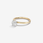 Stunning 0.70 CT Round Moissanite Engagement Ring Solitaire Design 2