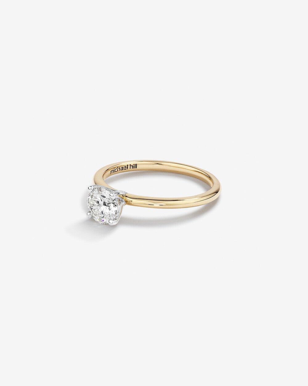 Stunning 0.70 CT Round Moissanite Engagement Ring Solitaire Design 2