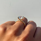 Stunning 4.10 CT Round Moissanite Engagement Ring with Solitaire Design 3