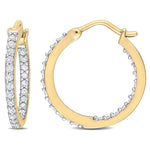 Round Cut Cubic Zirconia in 925 Sterling Silver Earrings 4