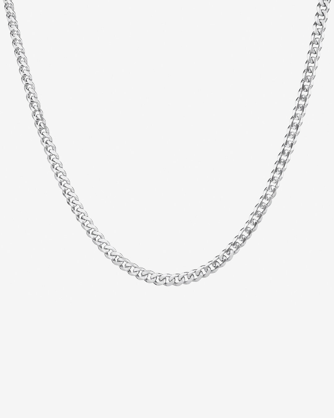 Round Cut Cubic Zirconia in 925 Sterling Silver Necklace 1