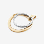 Round Cut Cubic Zirconia in 925 Sterling Silver Necklace 2