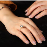 Hidden Halo Engagement Ring Featuring 3.50 CT Oval Moissanite 3