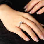 Hidden Halo Engagement Ring Featuring 3.50 CT Oval Moissanite 5