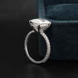 Hidden Halo Engagement Ring Featuring 3.25 CT Round Moissanite 5