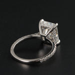 Hidden Halo Engagement Ring Featuring 2.50 CT Radiant Moissanite 6