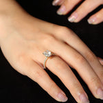 Hidden Halo Engagement Ring Featuring 2.33 CT Cushion Moissanite 3