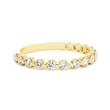 0.60 CT Round Bubble Prong EF/VS1 Diamond Engagement Ring 2