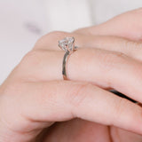 1.51 CT Round Solitaire F/VS2 Diamond Engagement Ring 4
