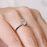 1.51 CT Round Solitaire F/VS2 Diamond Engagement Ring 5