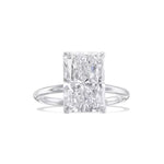 Radiant Solitaire Lab Grown Diamond Engagement Ring