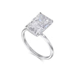 Radiant Solitaire Lab Grown Diamond Engagement Ring
