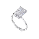 Radiant Solitaire Lab Grown Diamond Engagement Ring