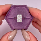 Radiant Solitaire Lab Grown Diamond Engagement Ring