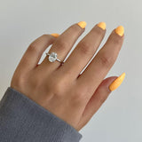 1.50 CT Oval Hidden Halo CVD E/VS2 Diamond Engagement Ring 2