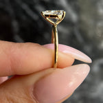 1.0 CT Pear Solitaire CVD F/VS2 Diamond Engagement Ring 3
