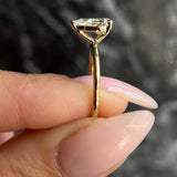 1.0 CT Pear Solitaire CVD F/VS2 Diamond Engagement Ring 3