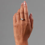 0.50 CT Pear Cut  Solitaire Moissanite Engagement Ring 4