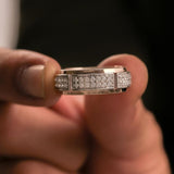 0.85 TCW Round Lab Grown Diamond Men's Wedding Band