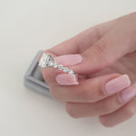 2.01 CT Princess Cut Pave CVD D/VS1 Diamond Engagement Ring 4