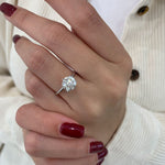 2 CT Round Solitaire CVD F/VS2 Diamond Engagement Ring 3