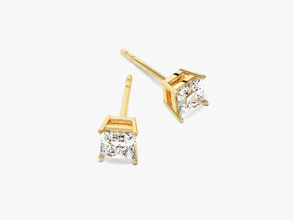 
                  
                    1.0 TCW Princess Cut Stud Moissanite Earrings
                  
                