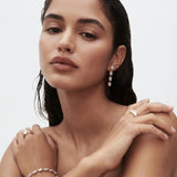 5.5 TCW Oval Lab Grown Diamond Drop Earrings