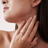 0.01 TCW Round Shaped Flush Setting Lab Grown Diamond Wedding Band