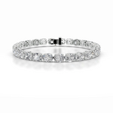 15 TCW Oval Lab Grown Diamond Tennis Bracelet