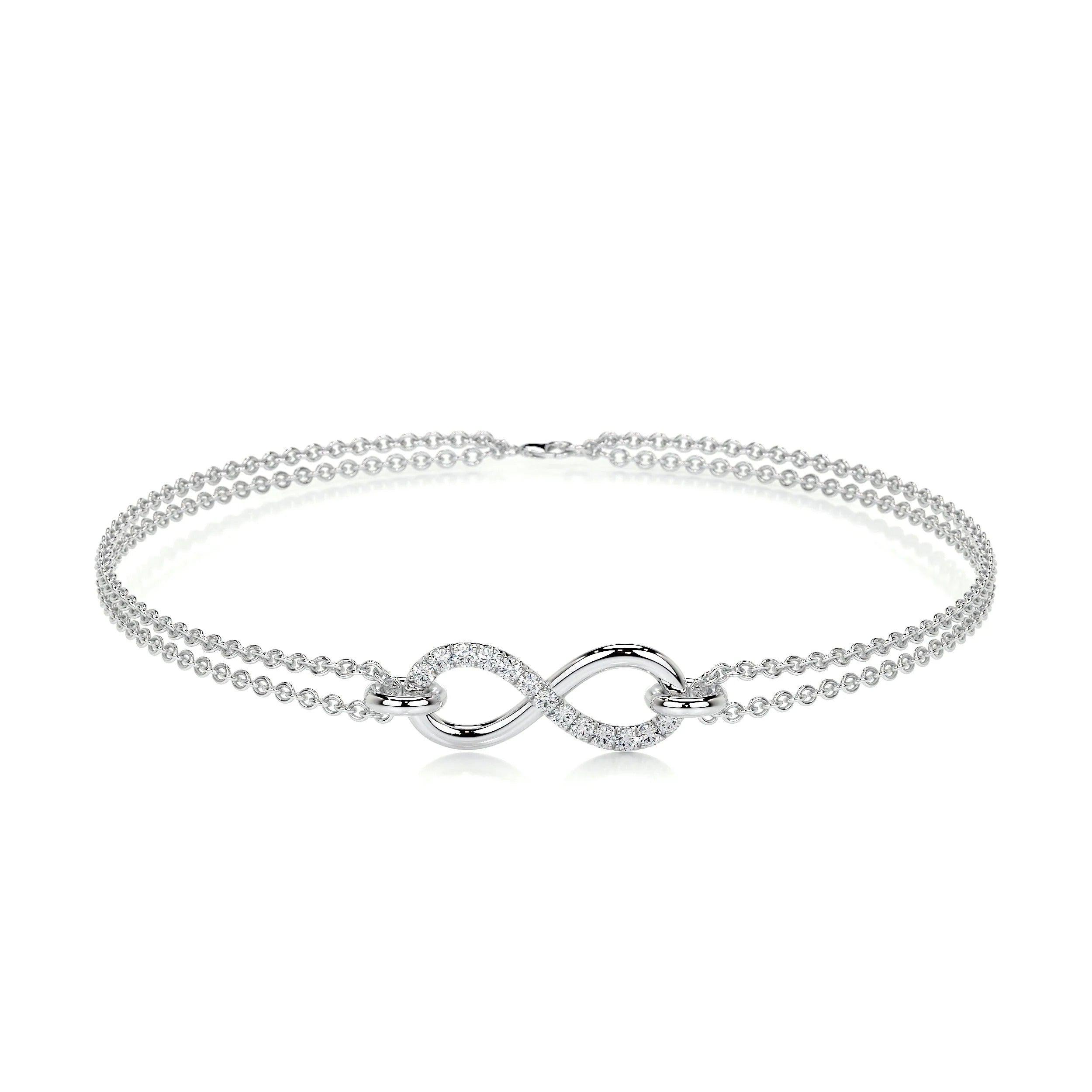 0.07 TCW Round Lab Grown Diamond Tennis Bracelet