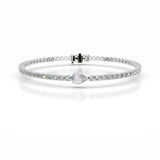 9 TCW Pear Lab Grown Diamond Cheryl Bracelet