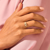 Feather Hand Wedding Band