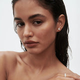 1 TCW Princess Lab Grown Diamond Stud Earrings