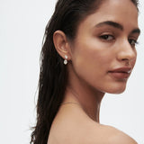 3 TCW Oval Lab Grown Diamond Stud Earrings